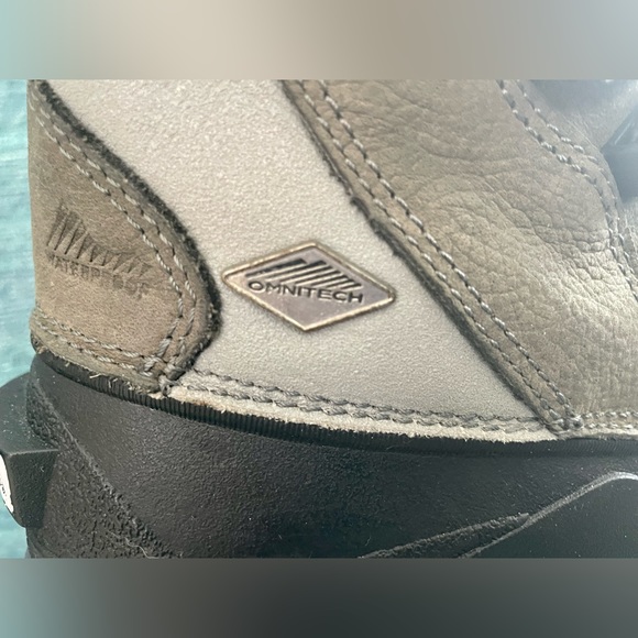 Columbia Gray Insulated Omnitech Waterproof Nisqually Winter Boot Size 6.5 - Picture 9 of 16